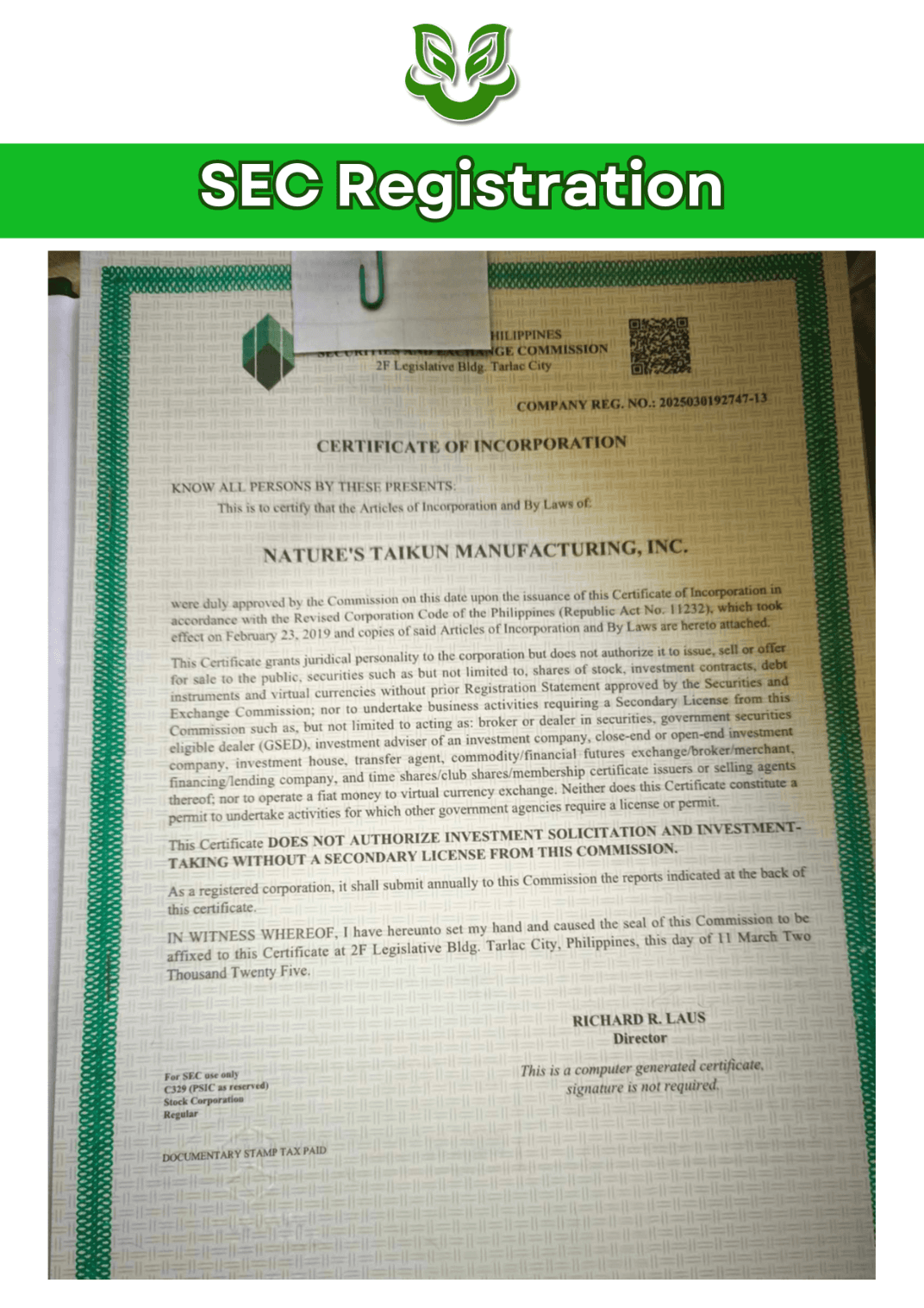 SEC Registration